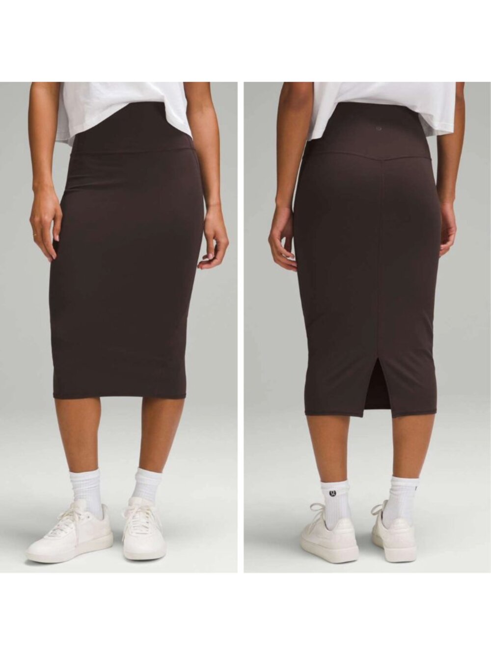Lululemon Nulu Slim-Fit High-Rise Skirt Espresso